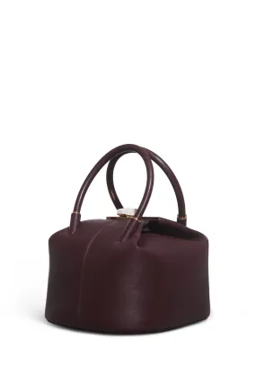 Baez Bag in Bordeaux Nappa Leather