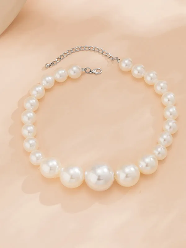 Beaded Pearls Necklaces Accessories