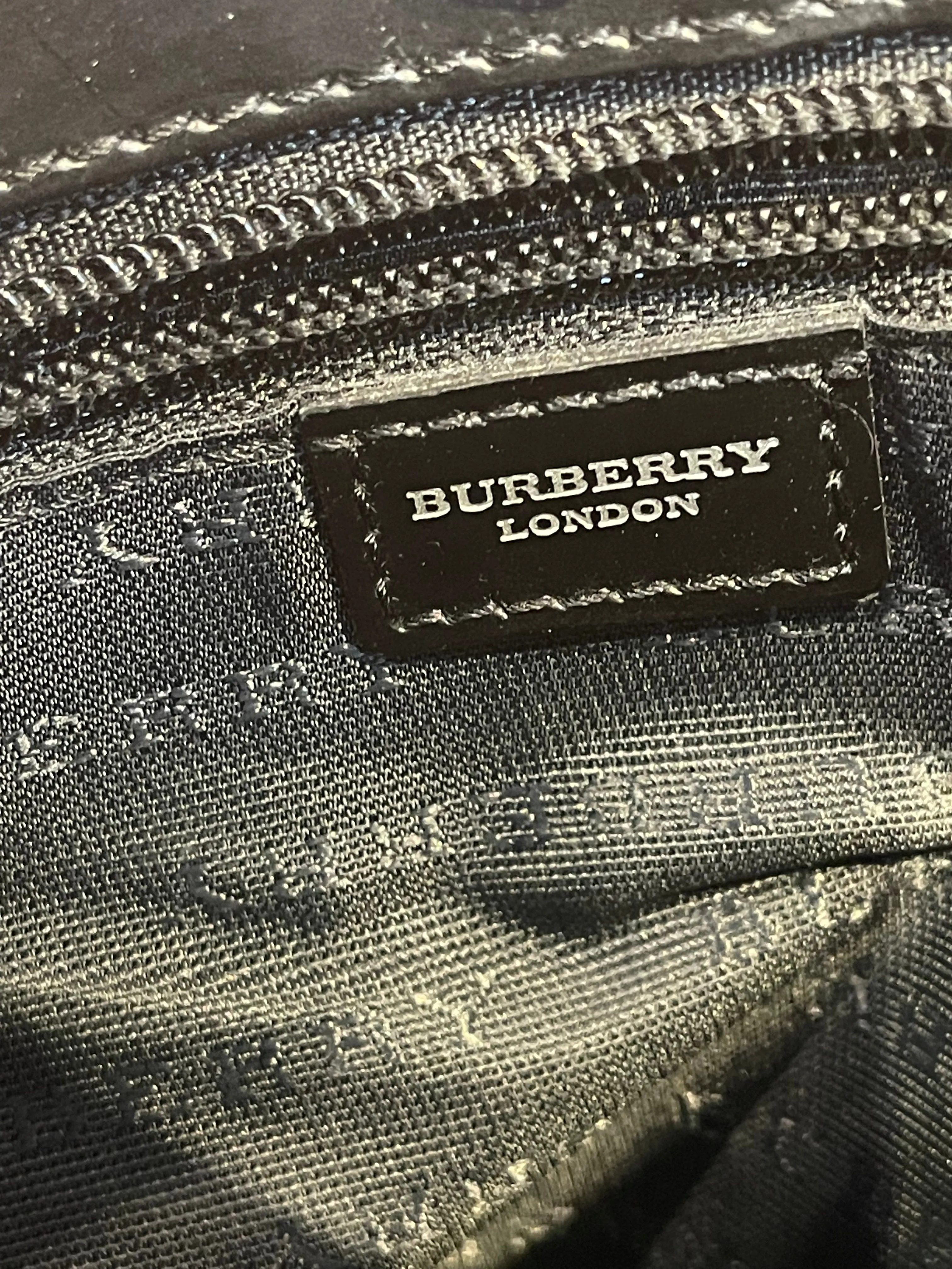 Burberry Checked Canvas Medium Tote