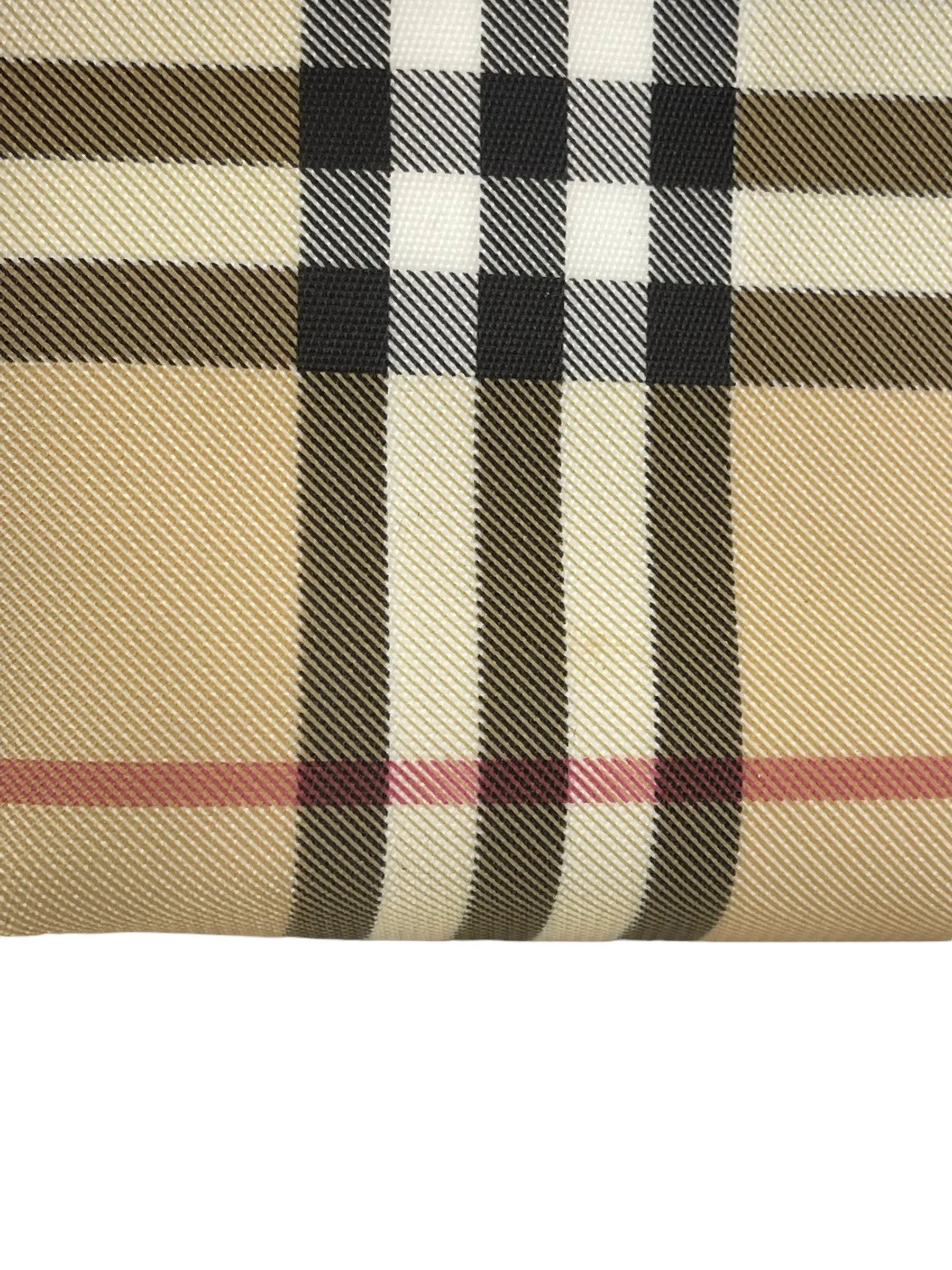 Burberry Checked Canvas Medium Tote