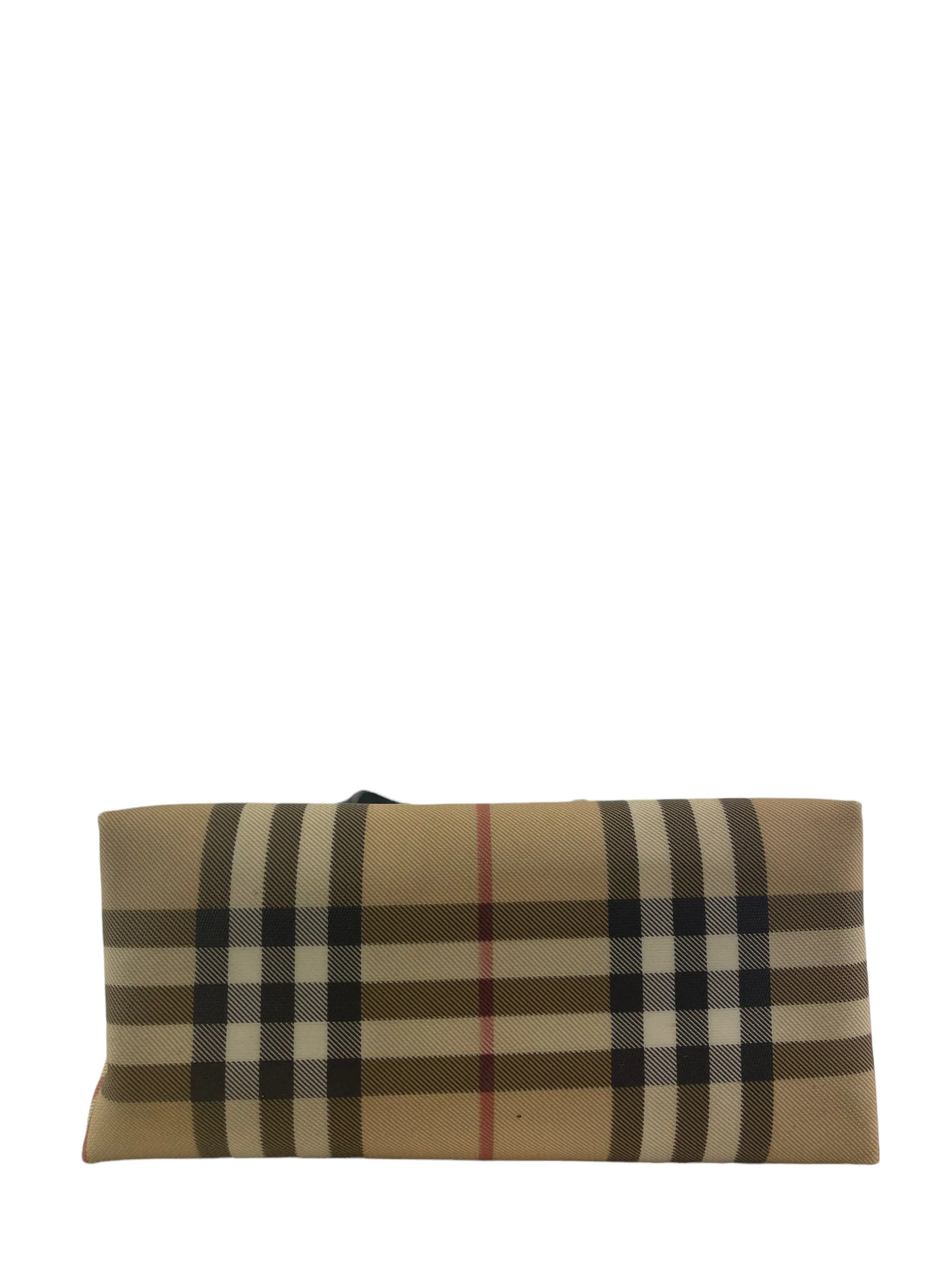 Burberry Checked Canvas Medium Tote