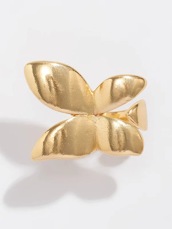 Butterfly Shape Geometric Rings Accessories