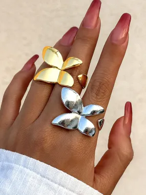 Butterfly Shape Geometric Rings Accessories