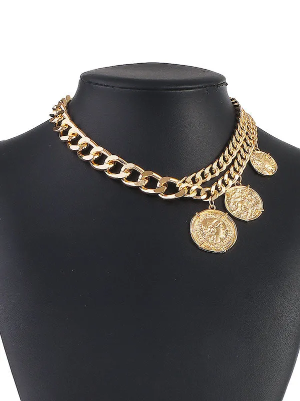 Chains Geometric Necklaces Accessories