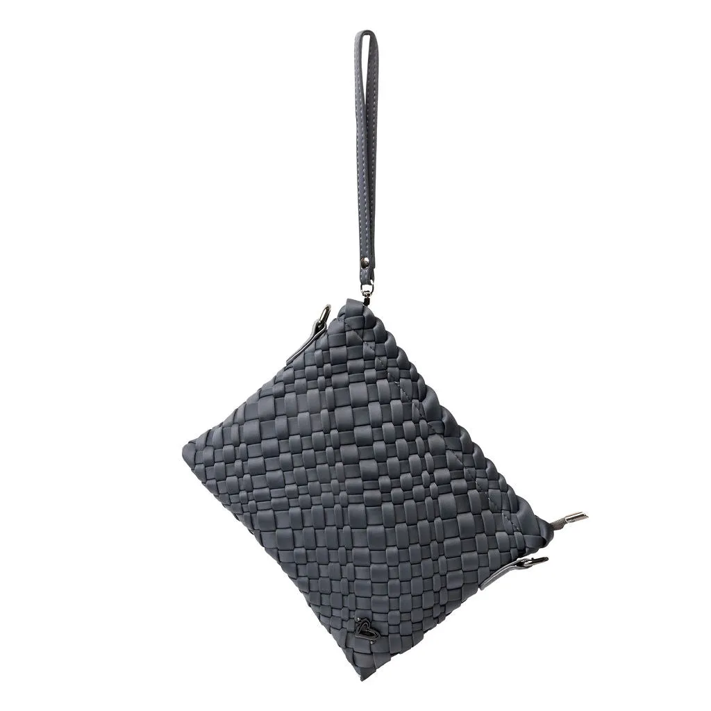 Charlotte Woven Crossbody - Charcoal