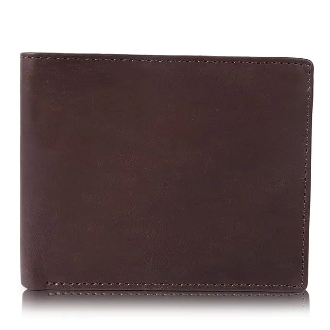 CIMONI Genuine Leather men wallet Brown