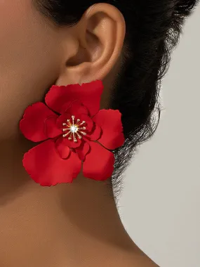 Flower Shape Earrings Accessories