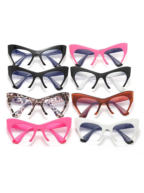 Geometric Sun Protection Sunglasses Accessories