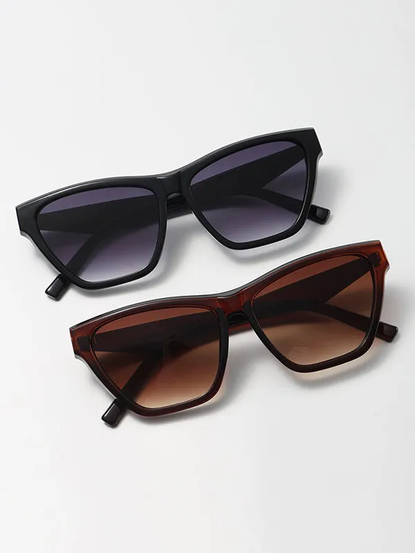 Geometric Sun Protection Sunglasses Accessories