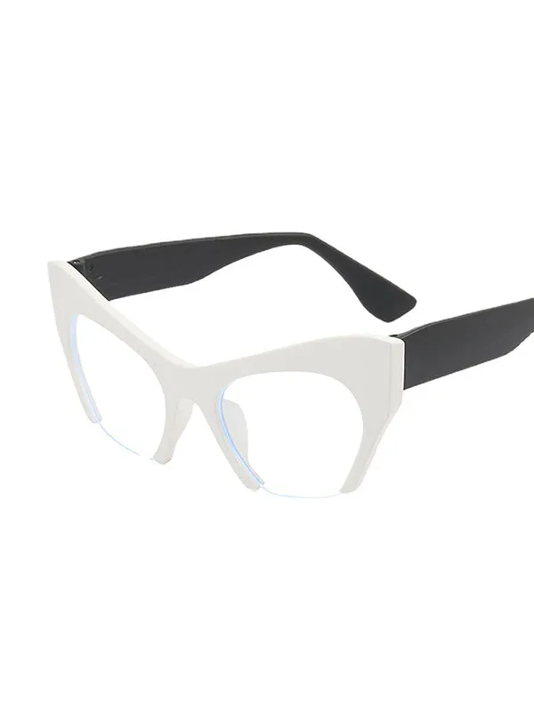 Geometric Sun Protection Sunglasses Accessories