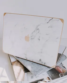 Gold and White Marble Case   Accessories Bundle