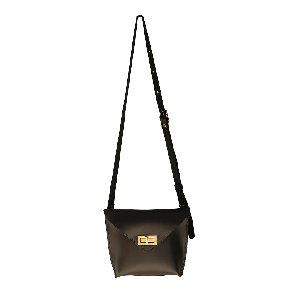 Linda Petite Crossbody in Noir