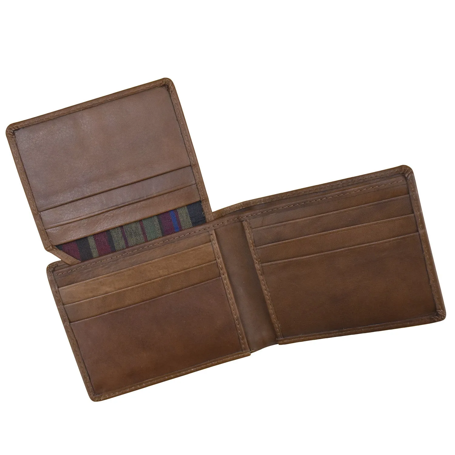 Men's Bifold Wallet with Left Flip