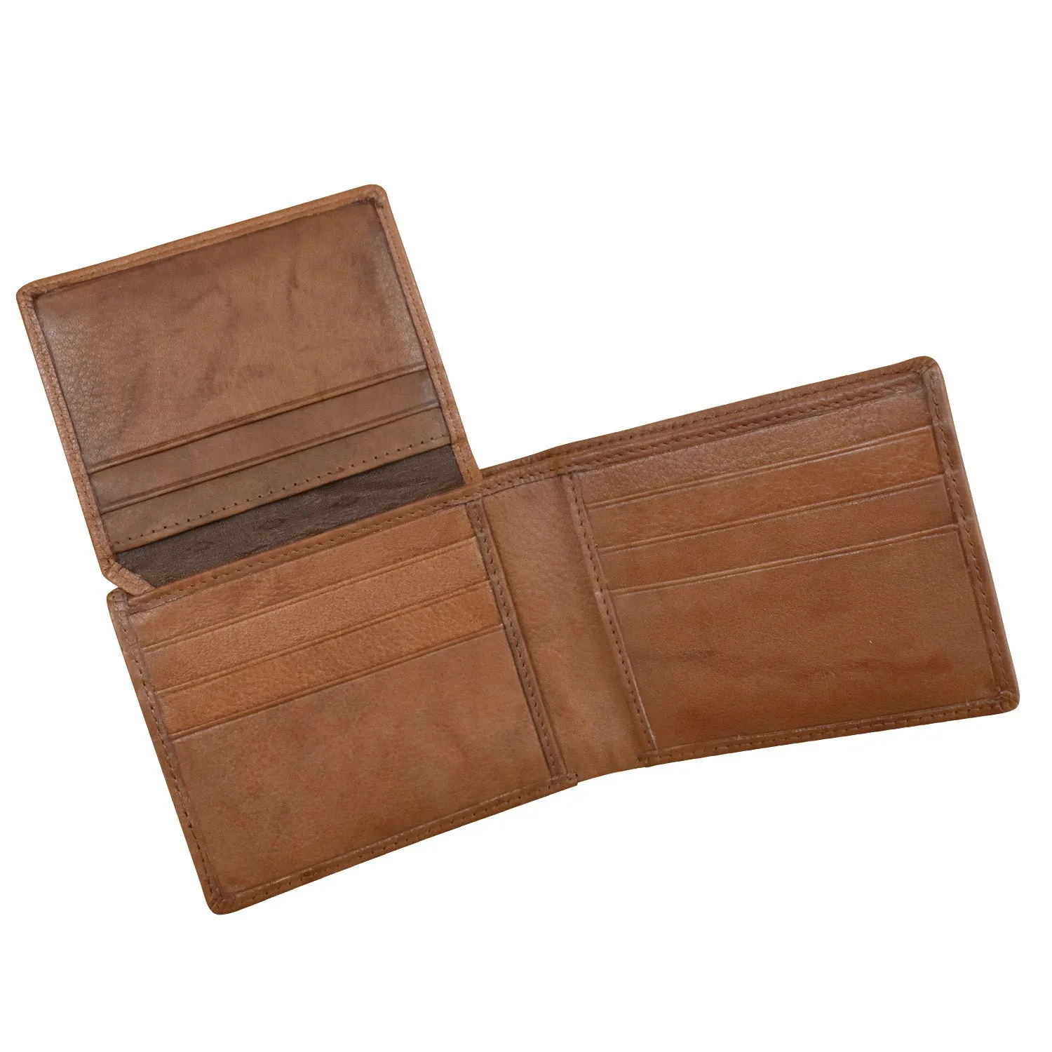 Men's Bifold Wallet with Left Flip