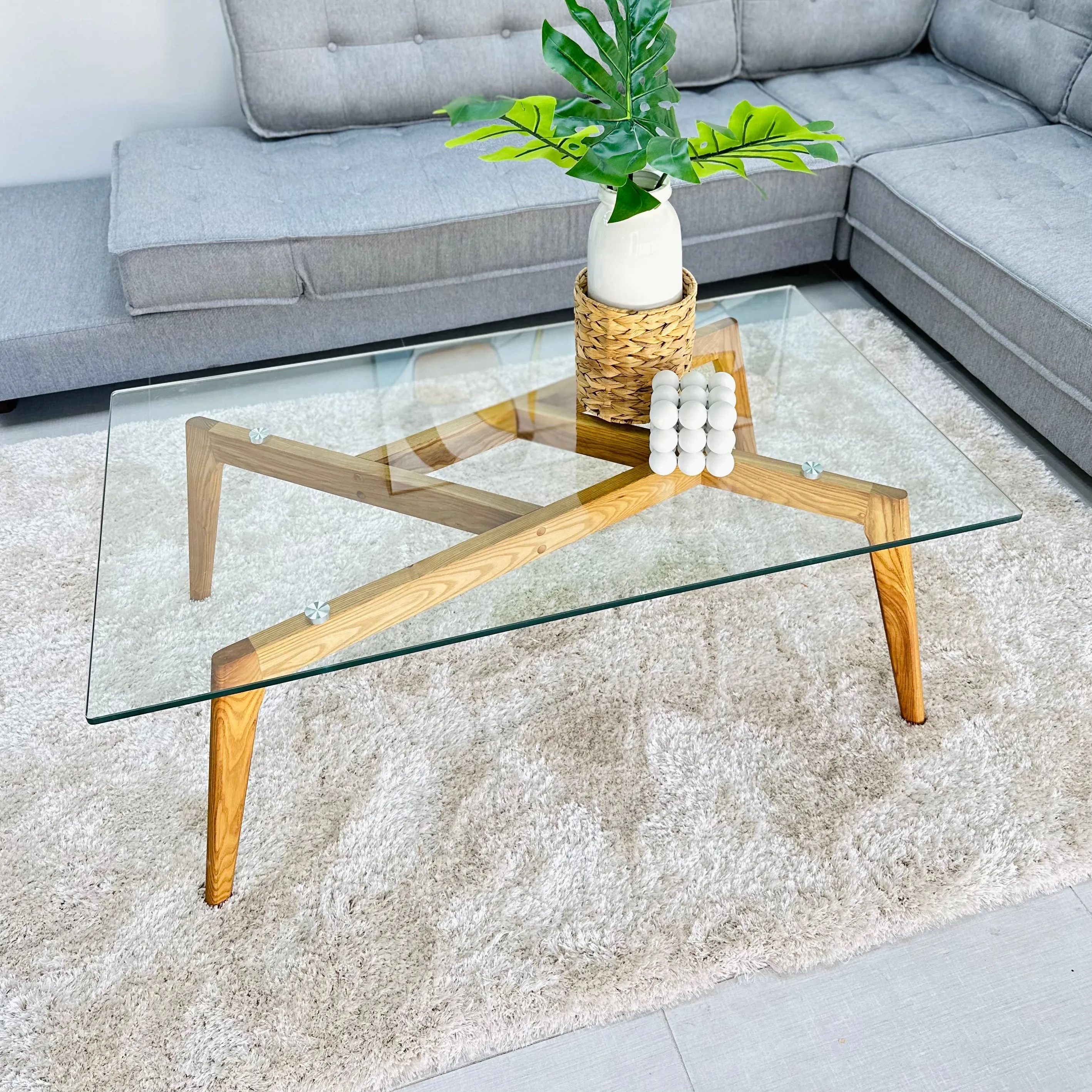 Nova Ash Wood Coffee Table