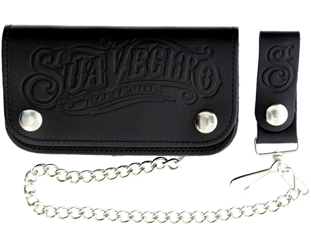 OG Script Chained Biker Wallet - Black