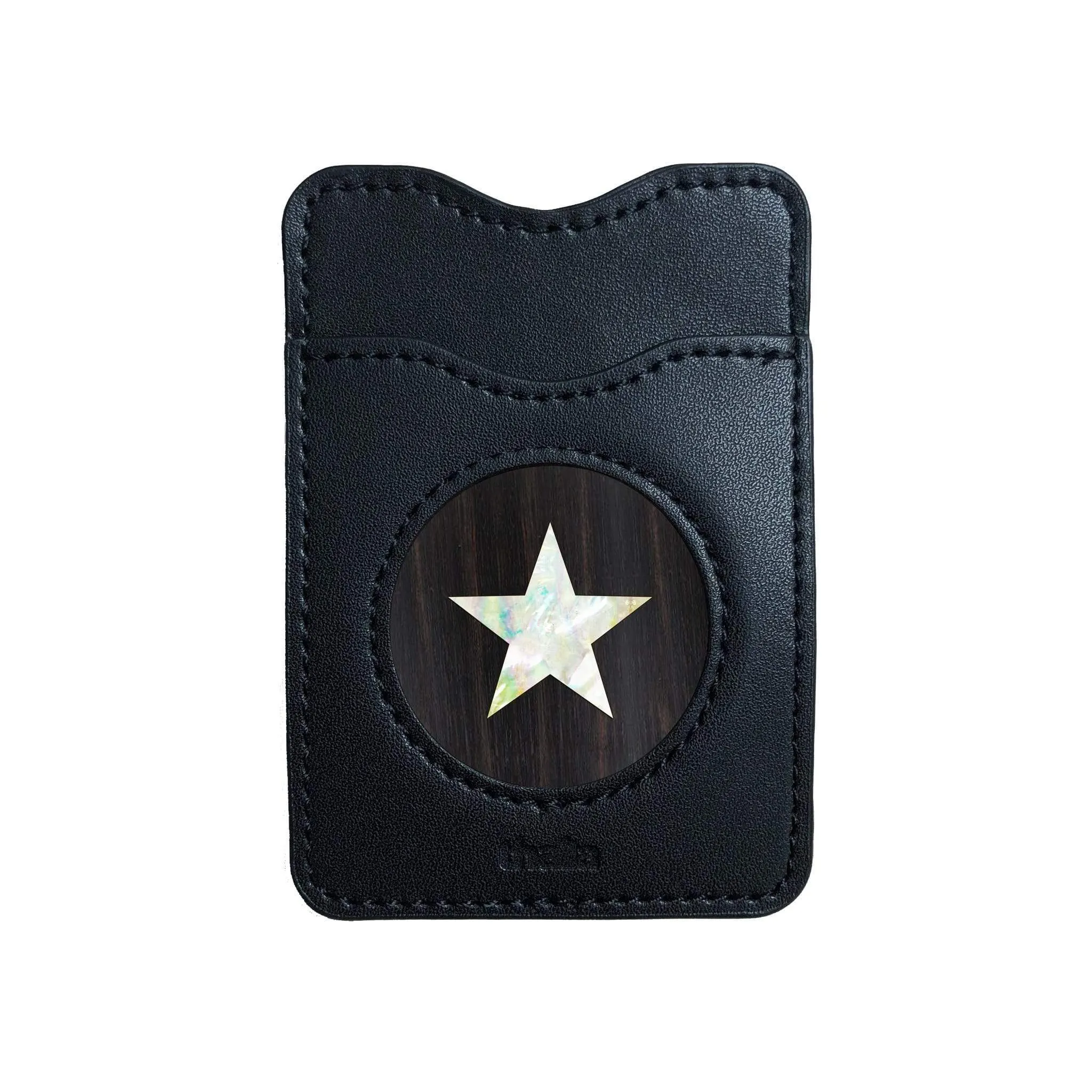 Pearl Star | Leather Phone Wallet