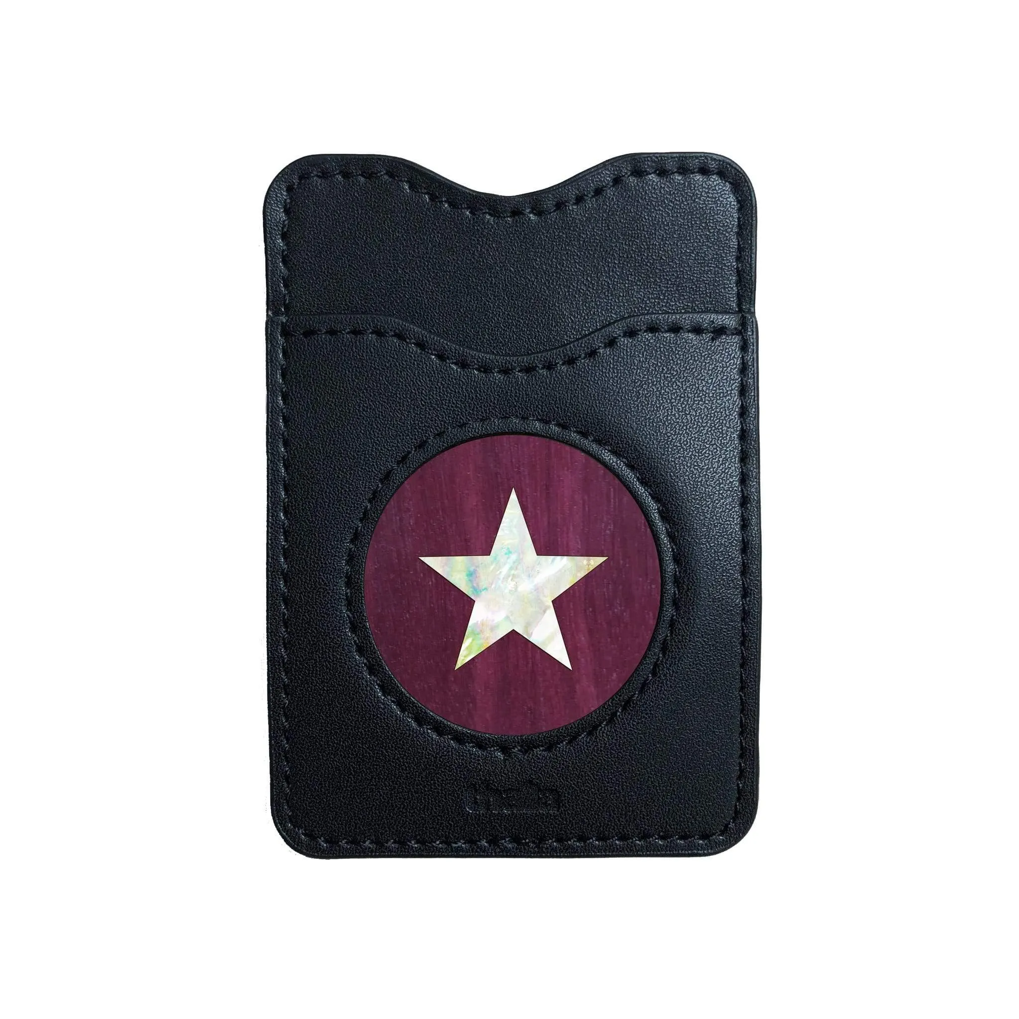 Pearl Star | Leather Phone Wallet