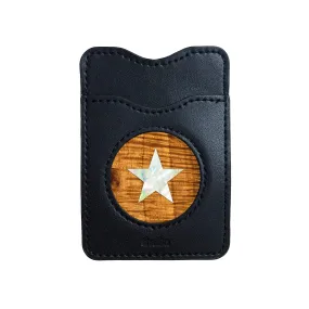 Pearl Star | Leather Phone Wallet