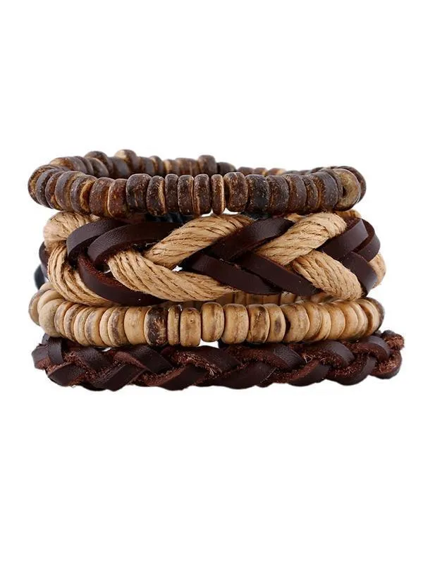 Punk Braided Vintage  Bracelet Accessories