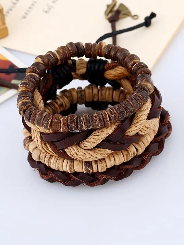 Punk Braided Vintage  Bracelet Accessories