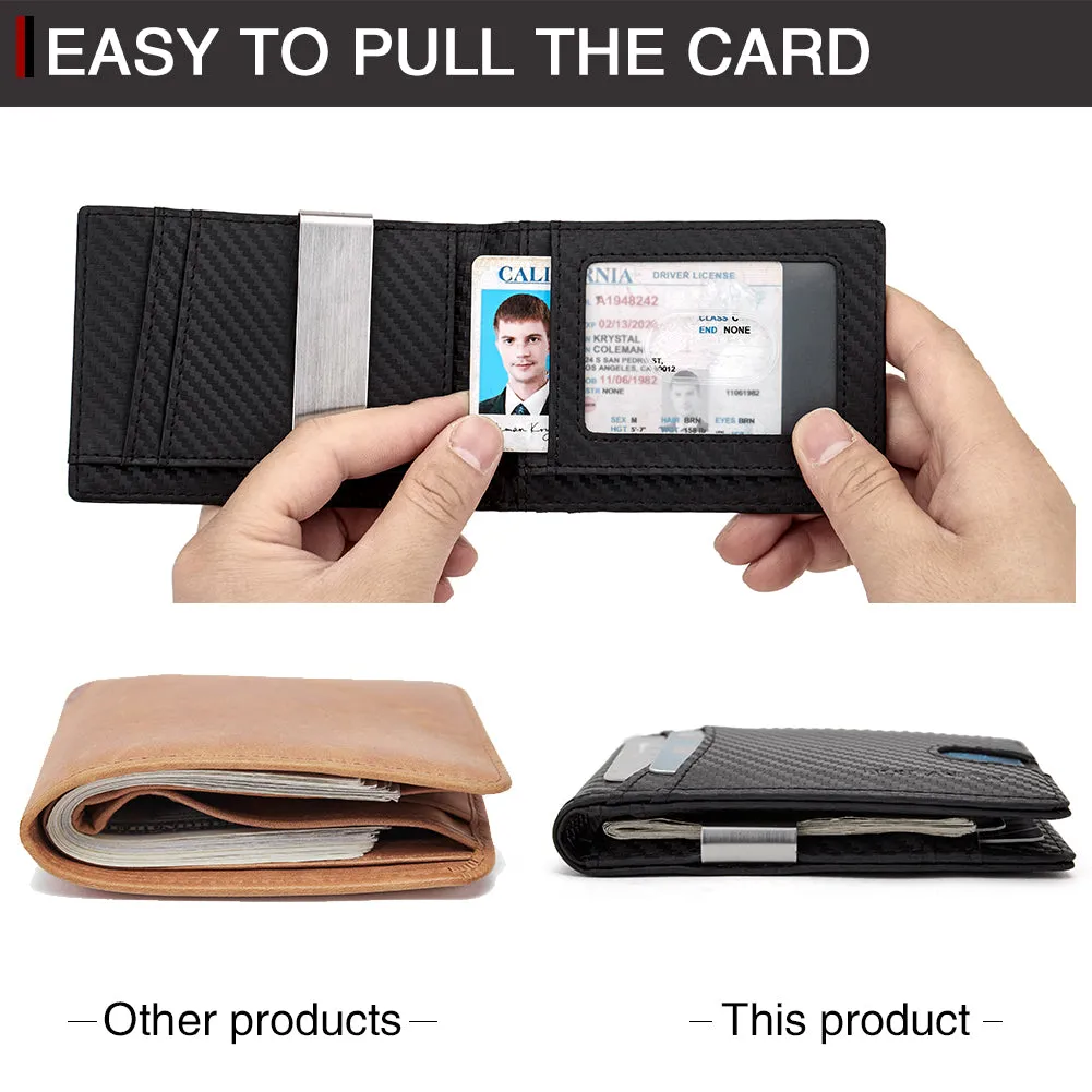 Rozenn RFID-blocking Leather Bifold Wallet for Men