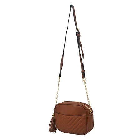 SALE! Light Brown Chic Faux Leather NGIL Crossbody Bag