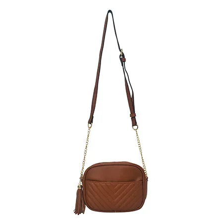 SALE! Light Brown Chic Faux Leather NGIL Crossbody Bag