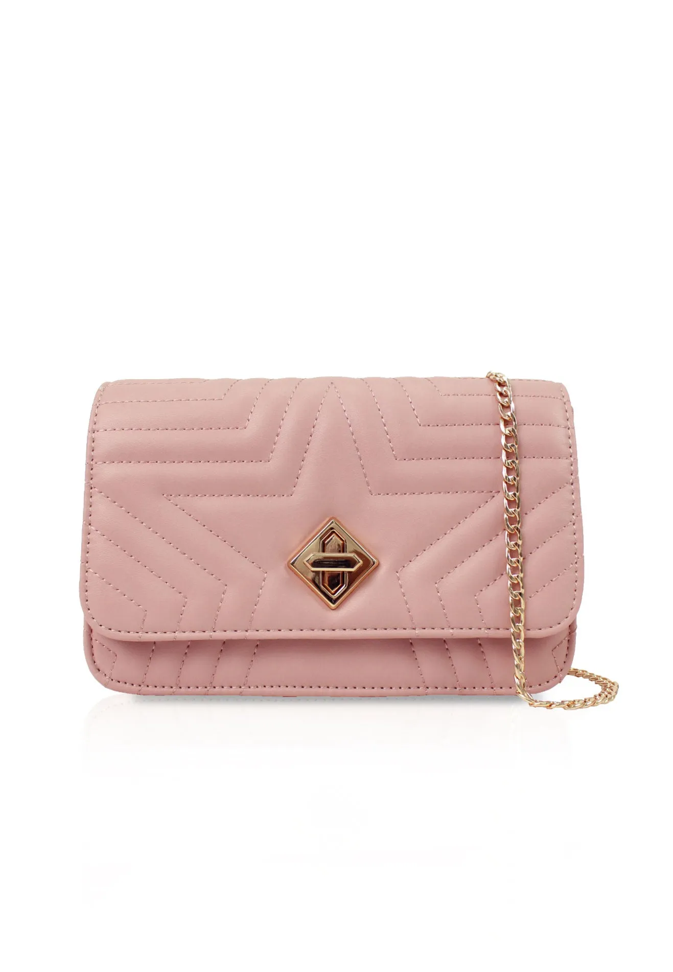 VOIR Starlight Quilted Chain Sling Bag